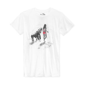 Social Republic Mens On The Beach Graphic T-Shirt, NWT